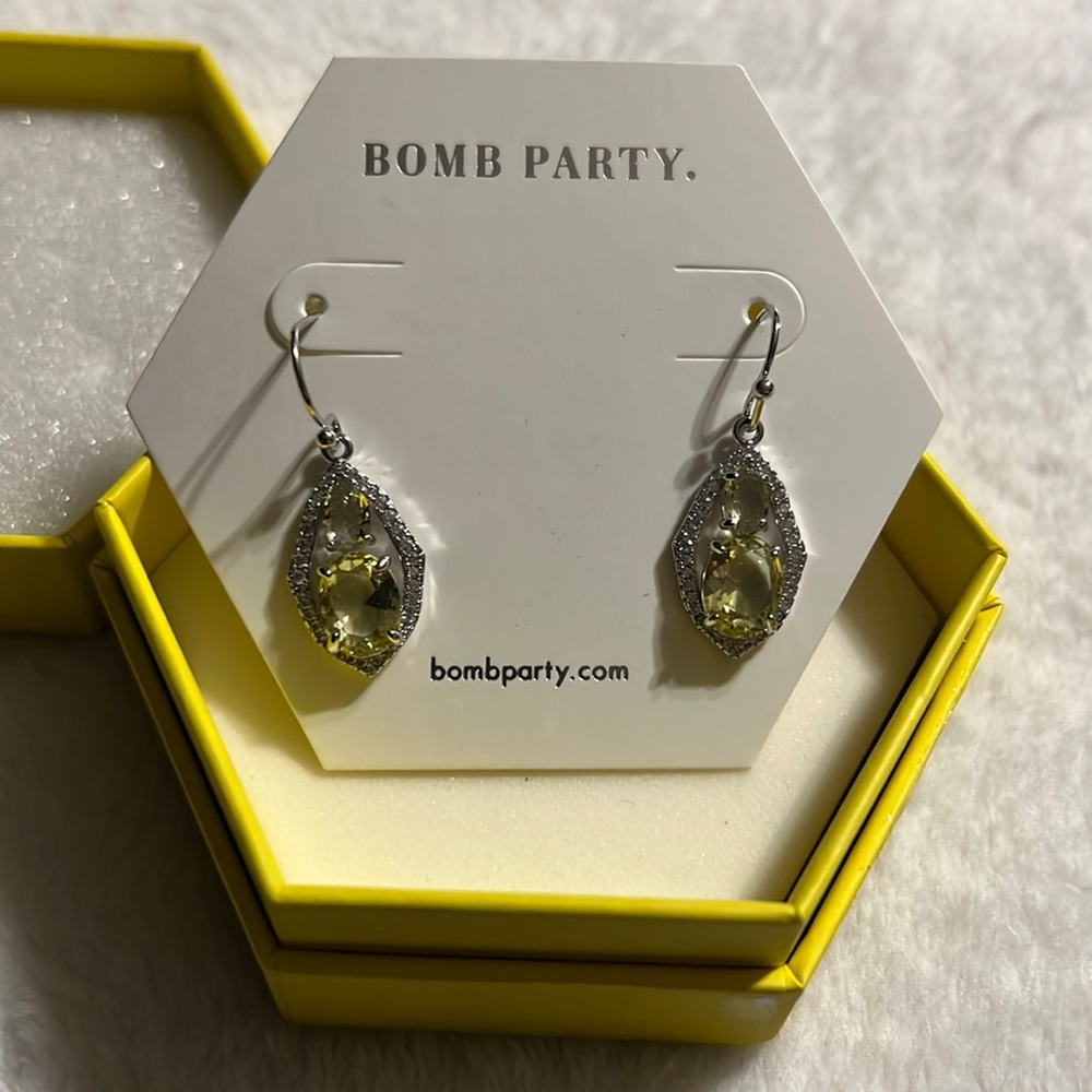 RBP Bomb Party LC Citrine Earrings
